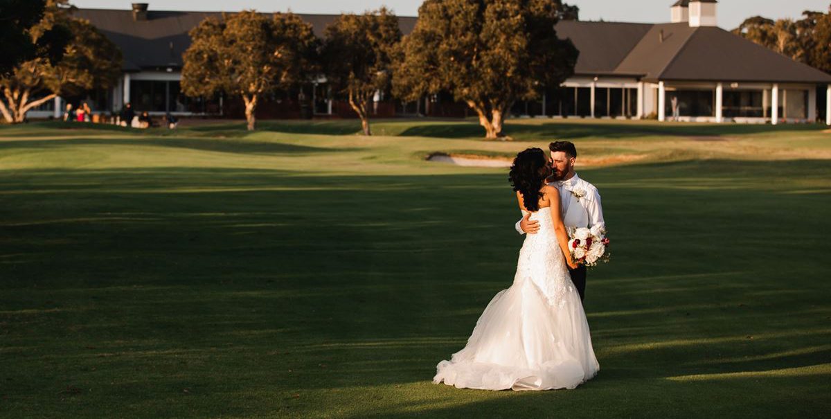 Wedding ceremony at Port Kembla Golf Club
